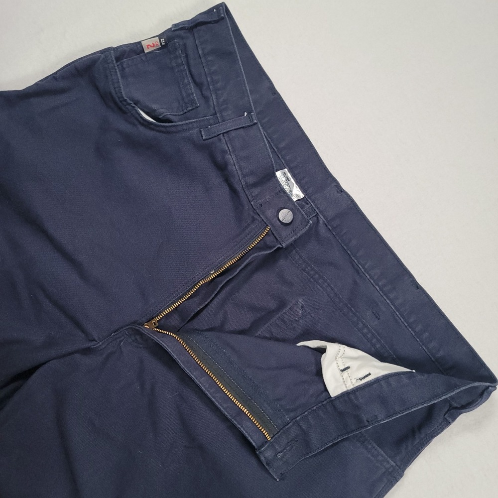 Carhartt FRB159 FR Canvas Work Pants Mens 40x32 Navy Solid Original Fit Fire Res